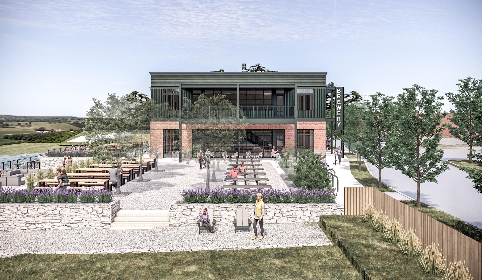 Building A — East Elevation