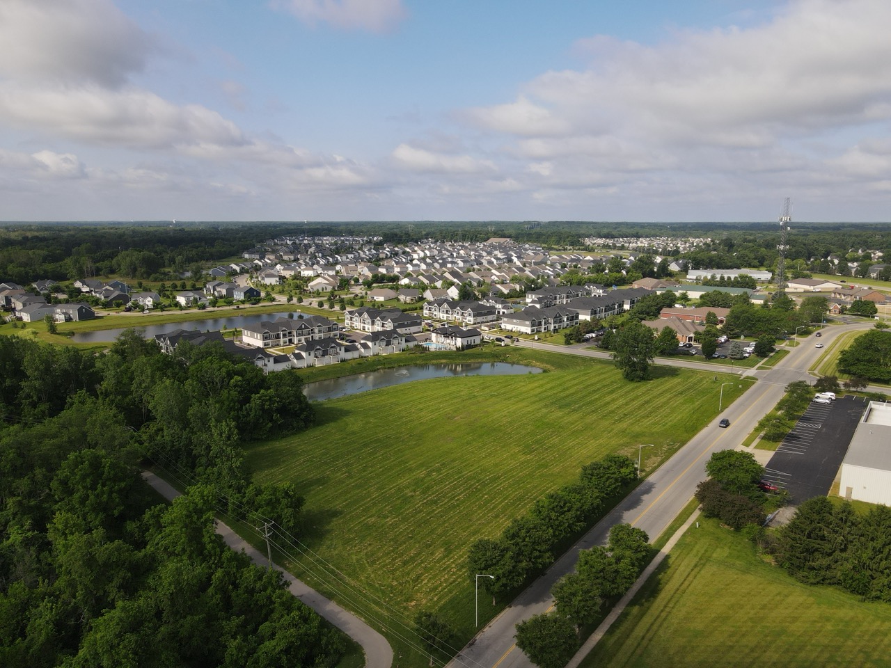 Northeast Corner — Corner of Granville St & Sunbury Meadows Dr